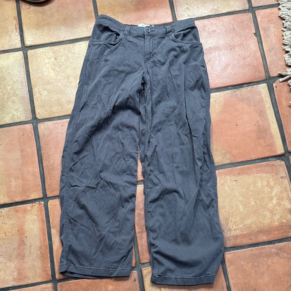 Hollister Women's Gray Wide-Leg Pants